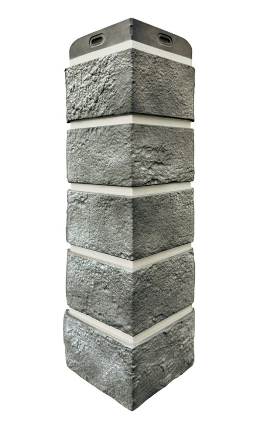 Угол наружный Grand Line, Состаренный кирпич Design Plus, Гранит (Белый шов) купить в Санкт-Петербурге