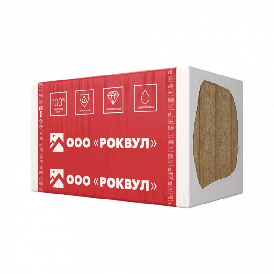 Утеплитель Rockwool ВЕНТИ БАТТС Д Оптима 150х600х1000/4шт/2.4м2/0.36м3 (16упак/палл) Rockwool купить в Санкт-Петербурге