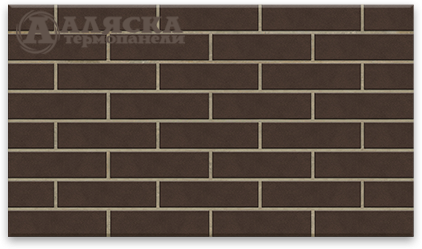 Фасадные термопанели Аляска серия Классика 33. Amsterdam brown купить в Санкт-Петербурге