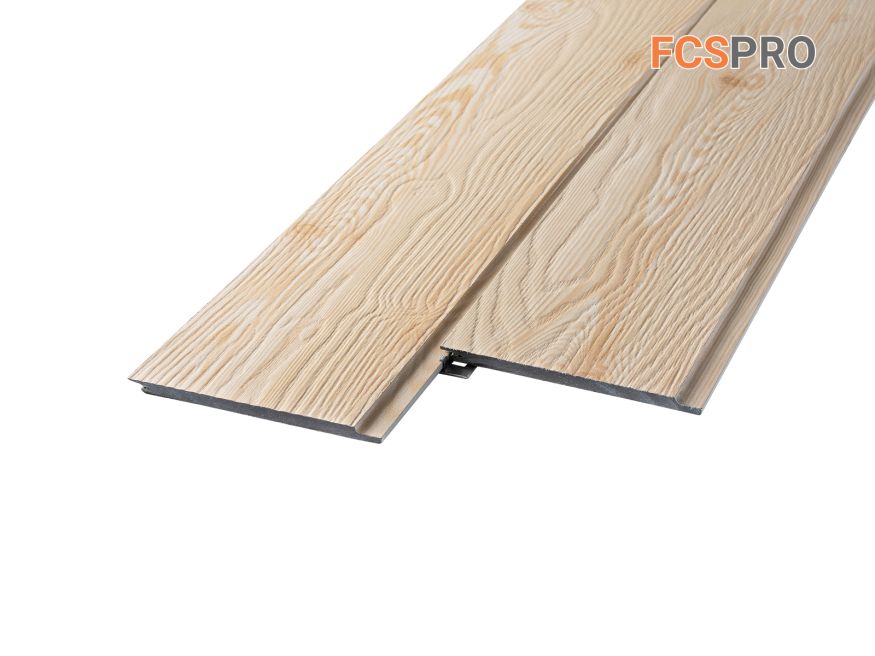Фиброцементная панель FCSPRO Decor Wood Click Лиственница купить в Санкт-Петербурге