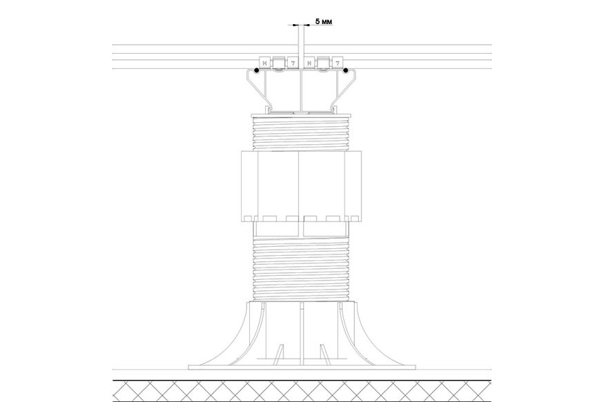 Лага Алюминий Holzhof HILST JOIST стыковочная PRO MAX купить в Санкт-Петербурге