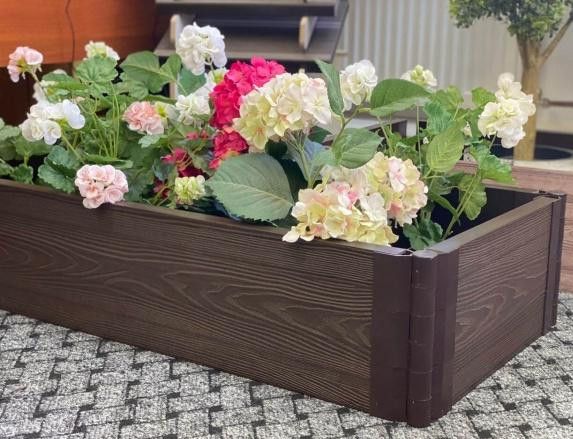 Доска для грядок и клумб из ДПК 3D, 25х150х2950, цвет венге купить в Санкт-Петербурге
