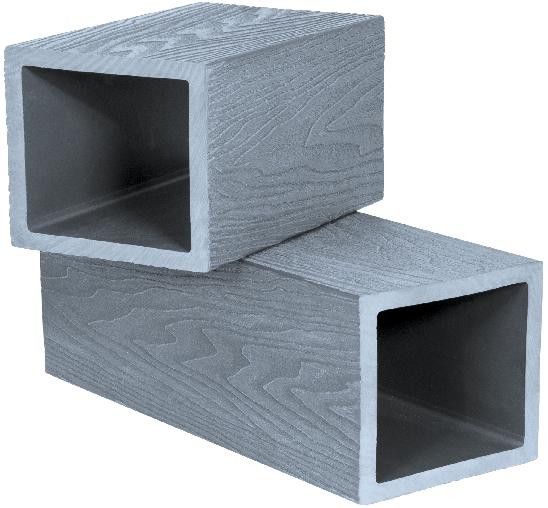 Опорный столб Polivan SINGARAJA с 3D текстурой дерева, серый цвет. купить в Санкт-Петербурге