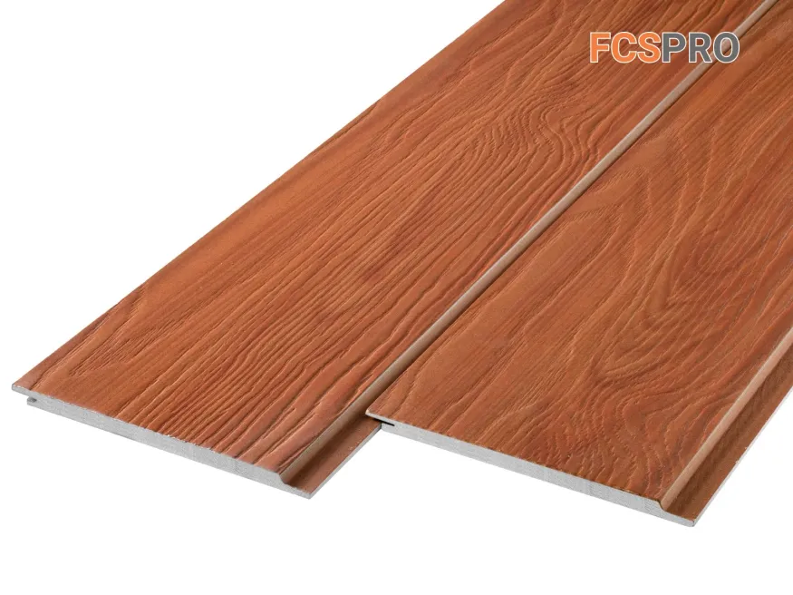 Фиброцементная панель FCSPRO Decor Wood Click Термо береза купить в Санкт-Петербурге