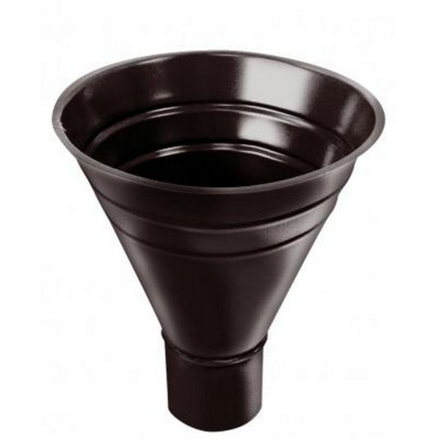 Водосборная воронка Grand Line, коричневая (RAL 8017), 150/100 купить в Санкт-Петербурге