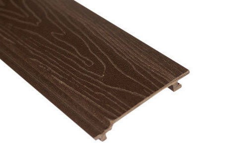 Фасадная панель из ДПК ECODECKING Коричневого цвета купить в Санкт-Петербурге