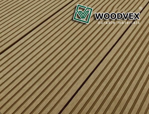 Террасная доска WOODVEX Select из ДПК цвета Кофе купить в Санкт-Петербурге