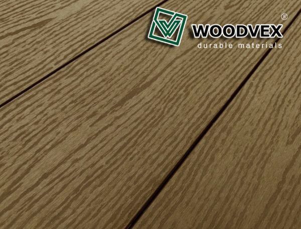 Террасная доска WOODVEX Select из ДПК цвета Кофе купить в Санкт-Петербурге