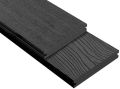 Террасная доска DPK Outdoor 3D полнотелая STORM/OCEAN BLACK черного цвета купить в Санкт-Петербурге