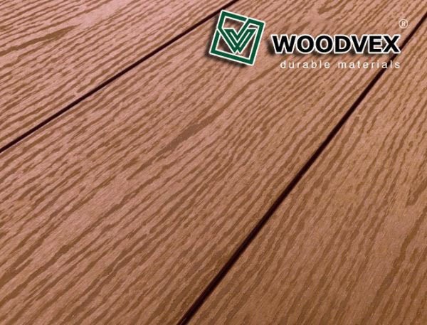 Террасная доска WOODVEX Select из ДПК в цвете Терракота купить в Санкт-Петербурге