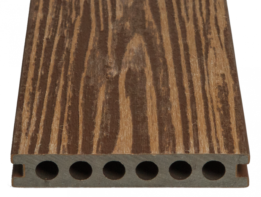 Террасная доска из ДПК CM Decking Zebrano, Коричневый (под заказ) купить в Санкт-Петербурге