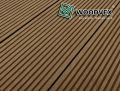 Террасная доска WOODVEX Select из ДПК темно-коричневого цвета купить в Санкт-Петербурге