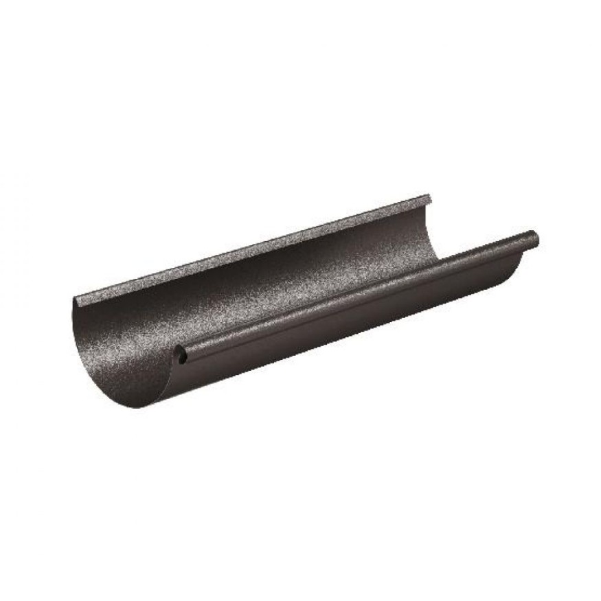 Водосточный желоб Aquasystem RR 32, тёмно-коричневый матовый, 3.00 м, 150/100 купить в Санкт-Петербурге