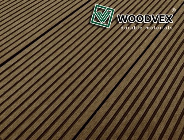 Террасная доска из ДПК WOODVEX Select в цвете Венге купить в Санкт-Петербурге