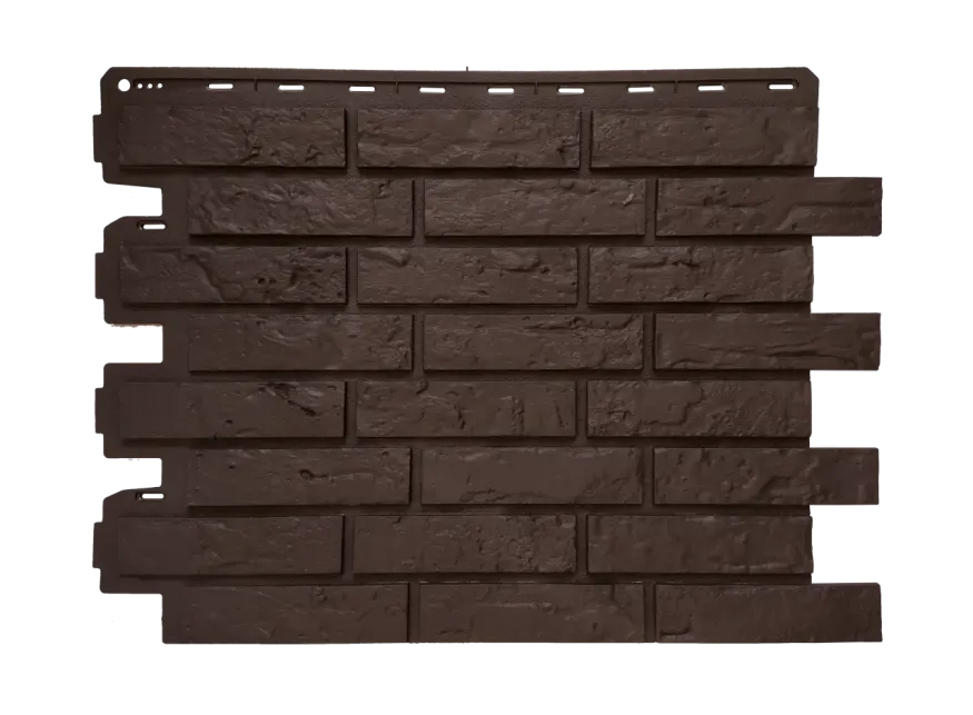 Фасадная панель Альта-Профиль, Кирпич Рижский ЭКО Коричневый купить в Санкт-Петербурге