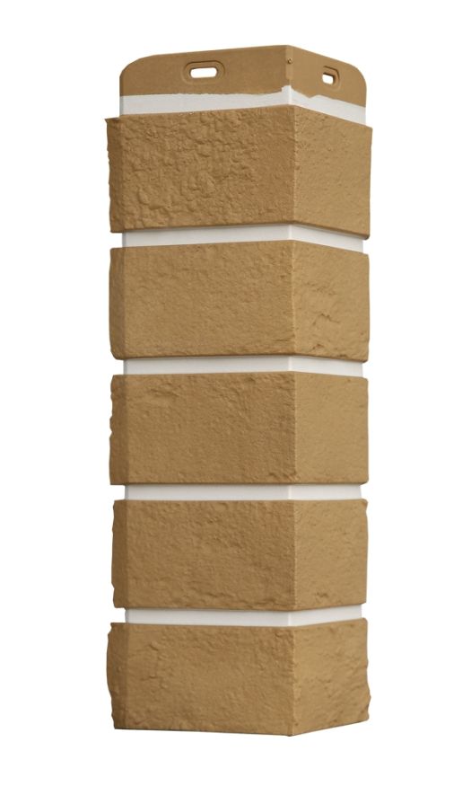 Угол наружный Grand Line, Состаренный кирпич Design Plus, Солома (Белый шов) купить в Санкт-Петербурге