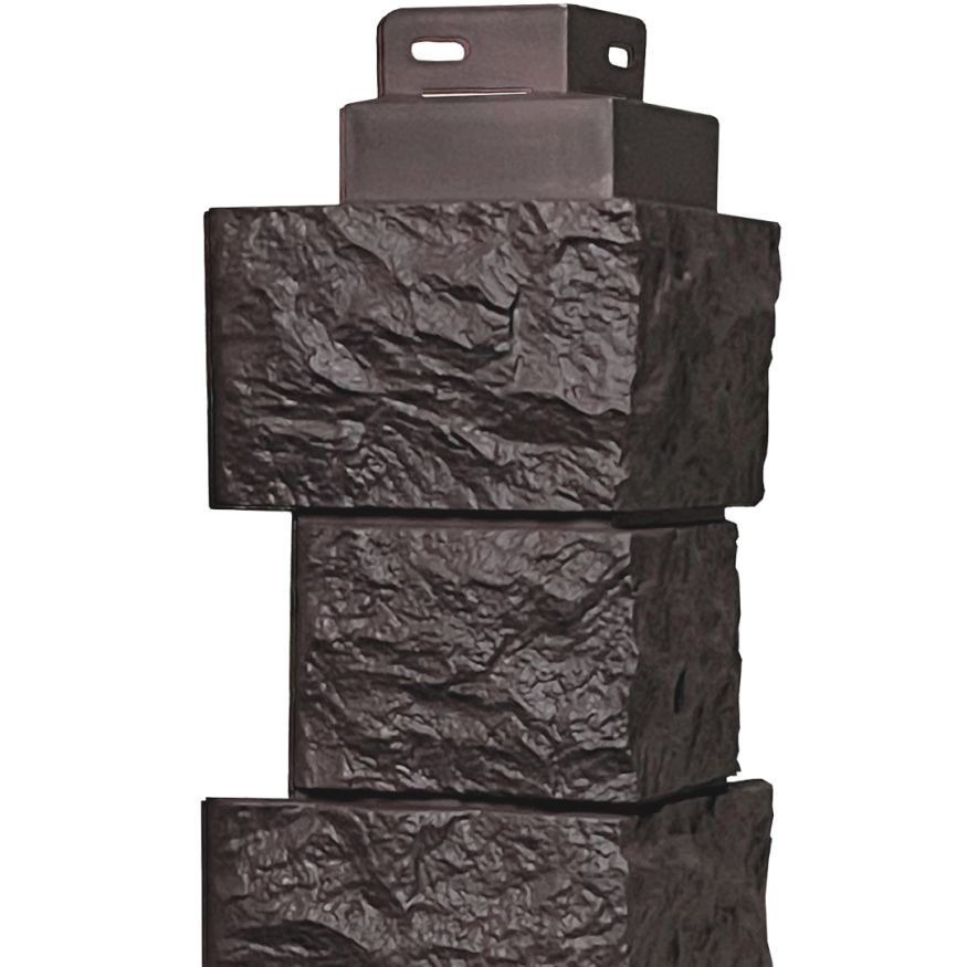 Наружный угол FineBer Дикий камень, Коричневый купить в Санкт-Петербурге