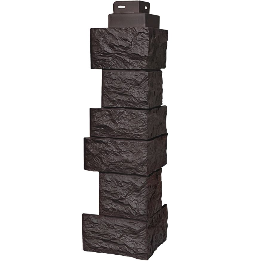 Наружный угол FineBer Дикий камень, Коричневый купить в Санкт-Петербурге